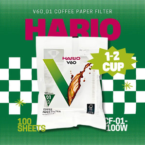 hario V60-01 漂白咖啡濾紙