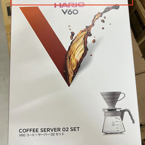V60-02 滴漏咖啡壺套裝（灰色）連40張濾紙